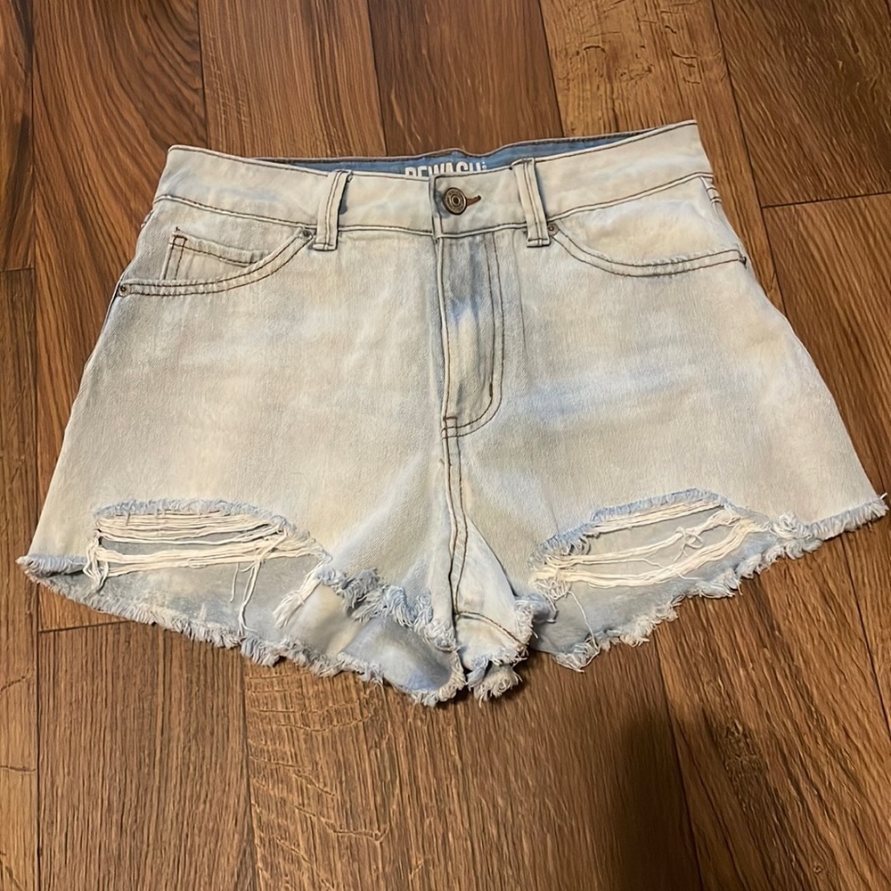 Light Wash Jean Shorts